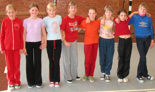 5b klasės komanda

