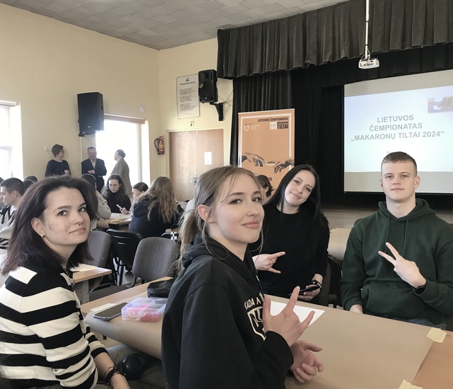 Emilija Baltutytė, Milana Bernotaitė, Gabija Jaraminaitė, Nojus Neverdauskas
