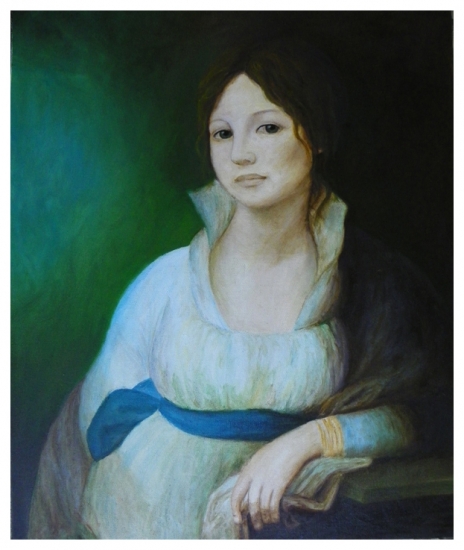 Sigita Grebliauskaitė
Portretas. Improvizacija pagal V.L.Borovikovskį. Drobė, aliejus 2012
