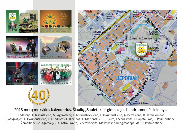 2018 mokyklos kalendorius
