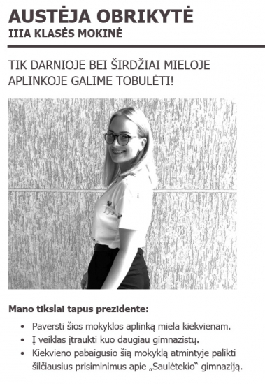 Prezidento rinkimai - Austeja Obrikyte
