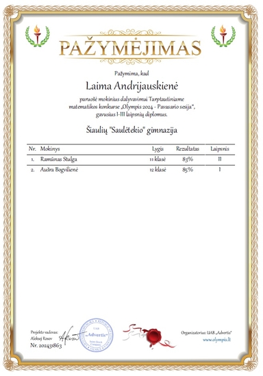 Pazymejimas_-_Olympis_2024_Matematika.jpg (L.Andrijauskiene)
